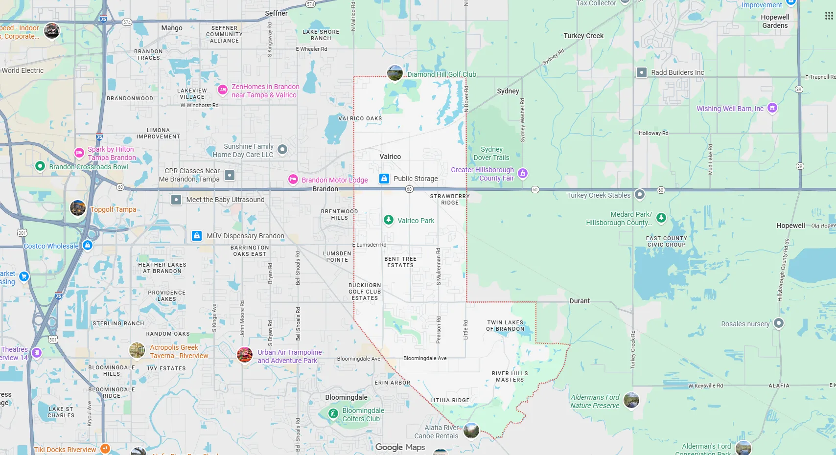 Valrico, FL, True Aluminum service area